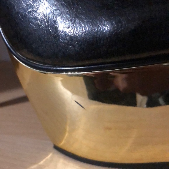 ❌SOLD ❌Privileged Gold Lightning Bold Platforms - Picture 5 of 5